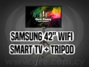 42” Smart Tv + Tripod