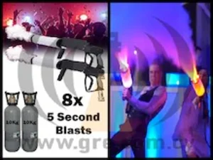 2X 10Kg Co2 Guns ‘Kiss The Party’