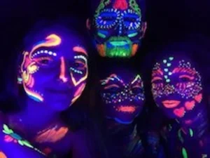 Neon Glow Face Painting (2Hrs)